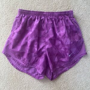 Nike Women’s Purple Geometric Tempo Running Shorts